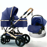 Baby Stroller 3 in 1 Pram Carriages For Newborn Buggy Travel System Multi-function Cart carrinho de bebe 3 em 1 strollers