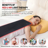 Updated Red Light Therapy Heating Pad for Body Device Cushion Mat Waist Back Shoulder Muscle Pain Relief Relax Infrared Light
