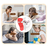7 Colors LED Face Neck Mask Rechargeable LED Photon Beauty Mask Machine Facial Lifting Skin Care Tool