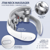 TENS Pulse Back Neck Massage Wireless Smart Sholder Cervical Massager Heating Relief  Pain Muscle Punch Beating Health