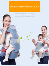 Ergonomic Baby Carrier with Hip Seat | 6-in-1, Breathable