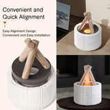 Simulated Flame Aromatherapy Diffuser – Relaxing & Stylish