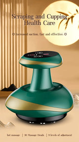 Electric Massage Meridian Brush Universal Body Dredging Cupping Scraping Instrument  Abdominal And Back Massager For Home