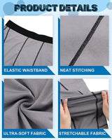 3 Pieces Fitness Suits Athletic Workout Compression Sets for Men Short Sleeve Rash Guard Undershirt Tops Leggings Pants Shorts