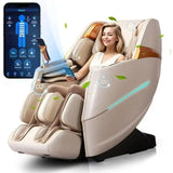 Zero Gravity Recliner with 55” SL-Track, 20 Auto Modes, 11 Massage Techniques, 40 Airbags Massage, Yoga Stretch, APP Control