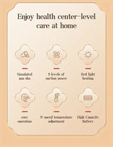 Electric Massage Meridian Brush Universal Body Dredging Cupping Scraping Instrument  Abdominal And Back Massager For Home