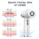 6‑in‑1 Ultrasonic Facial Cleansing Brush – Exfoliate, Pore Clean, Compress