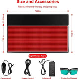 2025 New Red Light Therapy Pads LED 660&850nm Near Infrared Light Therapy Pads Large Pads for Whole Body Treatment