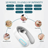 TENS Pulse Back Neck Massage Wireless Smart Sholder Cervical Massager Heating Relief  Pain Muscle Punch Beating Health