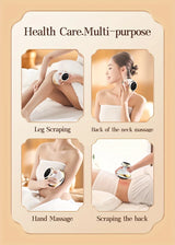 Electric Massage Meridian Brush Universal Body Dredging Cupping Scraping Instrument  Abdominal And Back Massager For Home