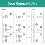Viladepot Smart Lock Fingerprint Door Lock App Remote Control Passcode Unlock Electronic Touchscreen Keypad