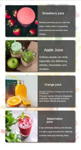 Slow Masticating Juicer Cold Press, Filter-Free Easy Wash, Residue Separation, 110V or 220V