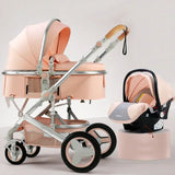 Baby Stroller 3 in 1 Pram Carriages For Newborn Buggy Travel System Multi-function Cart carrinho de bebe 3 em 1 strollers