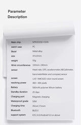 NORTH EDGE 2025 New GPS Watches Men Sport Smart Watch HD AMOLED Display 50M ATM Altimeter Barometer Compass Smartwatch for Men