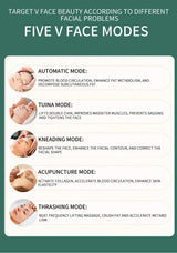2024 Smart Facial Massager Lifting and Firming V-shaped Face-lifting Device All-round Body Shaping Anti-aging Beauty Instrument