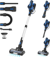 Poweart V870 Cordless Vacuum Cleaner 30KPa 8-in-1 Stick Vacuum up to 45min Runtime for Hardwood Floor Pet Hair Home Car Cleaning