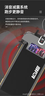 Mechanical Non-motor Indoor Steel Adjustable Silent Treadmill Home Fitness Foldable & Multifunction Treadmill