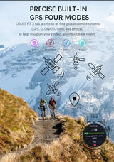 NORTH EDGE 2025 New GPS Watches Men Sport Smart Watch HD AMOLED Display 50M ATM Altimeter Barometer Compass Smartwatch for Men