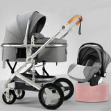 Baby Stroller 3 in 1 Pram Carriages For Newborn Buggy Travel System Multi-function Cart carrinho de bebe 3 em 1 strollers