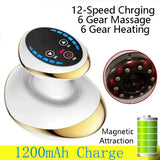 Electric Massage Meridian Brush Universal Body Dredging Cupping Scraping Instrument  Abdominal And Back Massager For Home