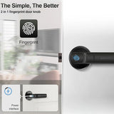 CIEPOJIT  Electronic lock Smart Lock  Fingerprint Lock unlock handle smart lock Smart Fingerprint Door Lock Keyless Entry