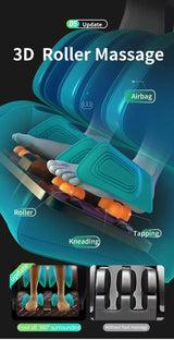 2024 8D Zero Gravity Massage Chair β Thai Style, Foldable Arm