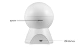 KERUI 5MP Tuya Smart Mini WiFi IP Camera Indoor Wireless Home Security AI Human Detect CCTV Surveillance Camera Auto Tracking