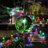 Outdoor Solar Lights Garden Lights Solar Powered Lamp Lantern Waterproof Landscape Lighting Pathway Yard Lawn Garden Decoration