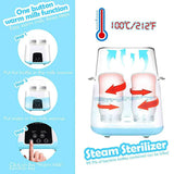Automatic Intelligent Thermostat Milk Bottle Heater Baby Bottle Warmer Bottle Sterilizer Disinfection LED 2 IN 1 Milk Sterilizer