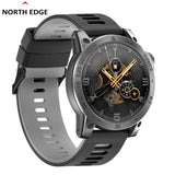 NORTH EDGE 2025 New GPS Watches Men Sport Smart Watch HD AMOLED Display 50M ATM Altimeter Barometer Compass Smartwatch for Men
