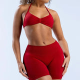 DLOGO Summer Women Sports Bra with Logo Sexy Exposed Suspender Chest Cushion Suspender Gym Sports Yoga Suspender, Bra