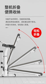 Mechanical Non-motor Indoor Steel Adjustable Silent Treadmill Home Fitness Foldable & Multifunction Treadmill