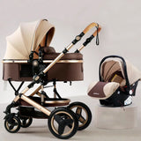 Baby Stroller 3 in 1 Pram Carriages For Newborn Buggy Travel System Multi-function Cart carrinho de bebe 3 em 1 strollers