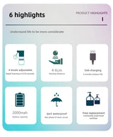 350/600ML Touchless Automatic Soap Foam Dispenser USB Rechargeable Liquid Foam HandWasher Machine Infrared Sensor Soap Dispenser