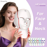 Face Neck Beauty Mask 7 Colors Light LED Mask Photon Red Light Facial Skin Care Repair Skin Anti Aging Wrinkle Skin Tightening