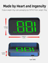 Car Head Up HD Display M2 GPS Speedometer Speed KMH Digital HUD Windshield Projector For All Cars Auto Electronics Accessories