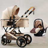 Baby Stroller 3 in 1 Pram Carriages For Newborn Buggy Travel System Multi-function Cart carrinho de bebe 3 em 1 strollers