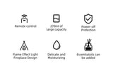 Simulated Flame Aromatherapy Diffuser – Relaxing & Stylish