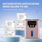 SUYZEKO 1800ml Hydrogen Water Generator Hydrogen Inhalation Machine O2 HHO Double Outlet Hydrogen Water Device