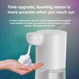 350/600ML Touchless Automatic Soap Foam Dispenser USB Rechargeable Liquid Foam HandWasher Machine Infrared Sensor Soap Dispenser
