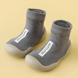 Children First Walkers Floor Rubber Shoes Anti Slip Soft Soles Early Education Shoes Baby Floor Socks Elastic Socks 0-3years