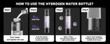 Step-by-step guide to using ALTHY hydrogen water bottle – 6-min and 12-min modes with USB-C charging