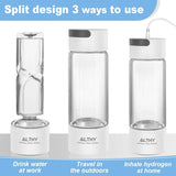 ALTHY hydrogen water bottle split design three usage modes