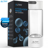 ALTHY hydrogen water generator bottle with SPE/PEM dual chamber and packaging box
