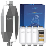 ALTHY Vitamin C Shower Filter with Transparent Cartridge View