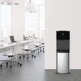 Avalon bottom loading water cooler in modern white office space with windows