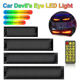 Devil Eye LED matrix panel for cars with scrolling display, app and remote control – flexible RGB automotive signage