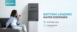 Bottom-loading SIMZLIFE water boiler with child lock and cold/hot/warm dispense options
