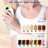 Skin tone and hair color guide for IPL hair removal – safe for types I to IV