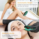 IPL hair removal in automatic and manual modes β suitable for face, arms, underarms, bikini and leg areas